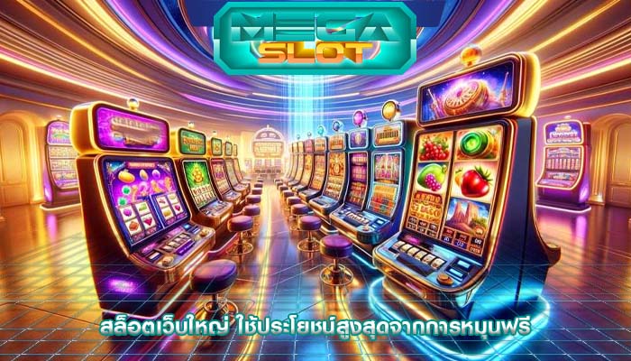สล็อตเว็บใหญ่ ใช้ประโยชน์สูงสุดจากการหมุนฟรี